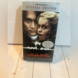 Sealed Sleepy Hollow VHS Special Edition Tim Burton 1999